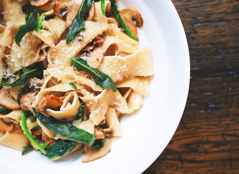 Pasta integral con vegetales